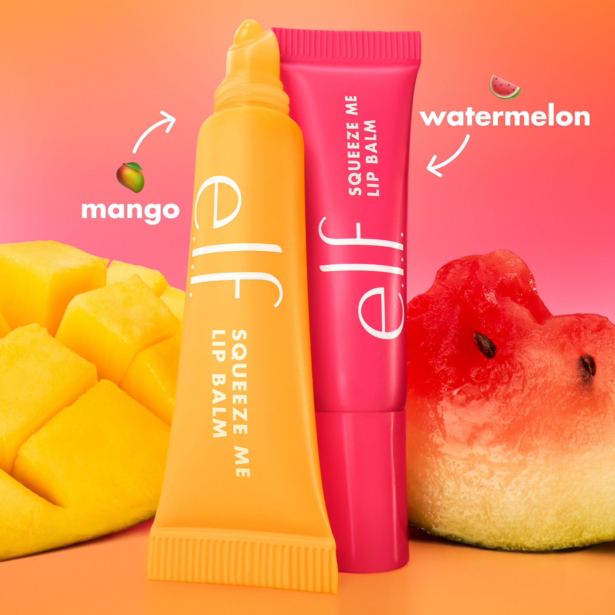 E.L.F. SQUEEZE ME MORE LIP BALM DUO (DÚO DE BÁLSAMOS LABIALES HIDRATANTES)